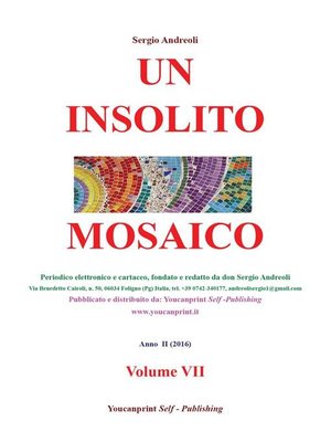 cover image of Un insolito mosaico. Volume VII